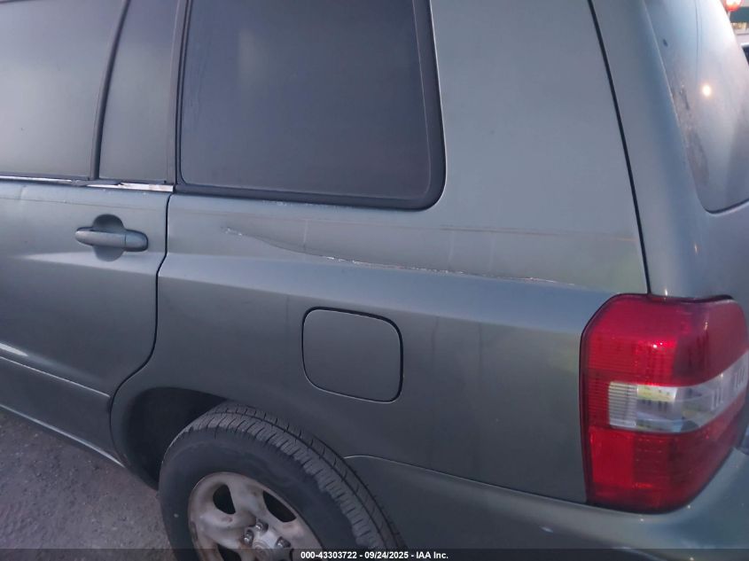 2004 Toyota Highlander VIN: JTEGD21A140088709 Lot: 43303722