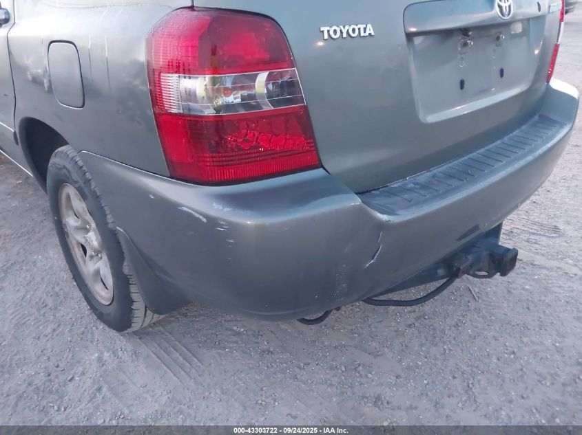 2004 Toyota Highlander VIN: JTEGD21A140088709 Lot: 43303722