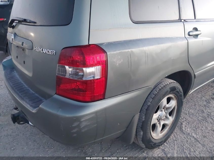 2004 Toyota Highlander VIN: JTEGD21A140088709 Lot: 43303722