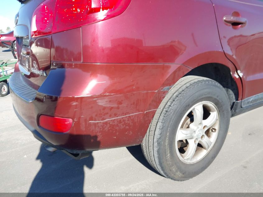 2008 Hyundai Santa Fe Gls VIN: 5NMSG13D88H189596 Lot: 43303755