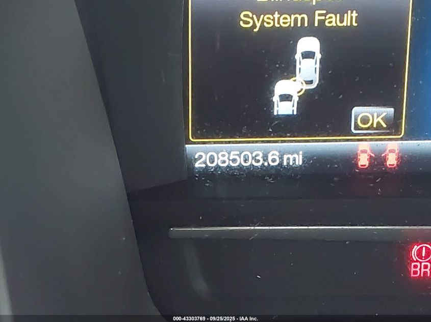 2013 Ford Flex Sel VIN: 2FMGK5C87DBD37871 Lot: 43303769