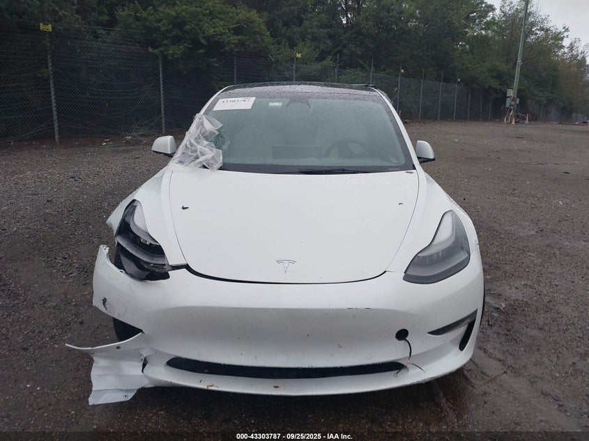 2022 Tesla Model 3 Rear-Wheel Drive VIN: 5YJ3E1EAXNF349567 Lot: 43303787