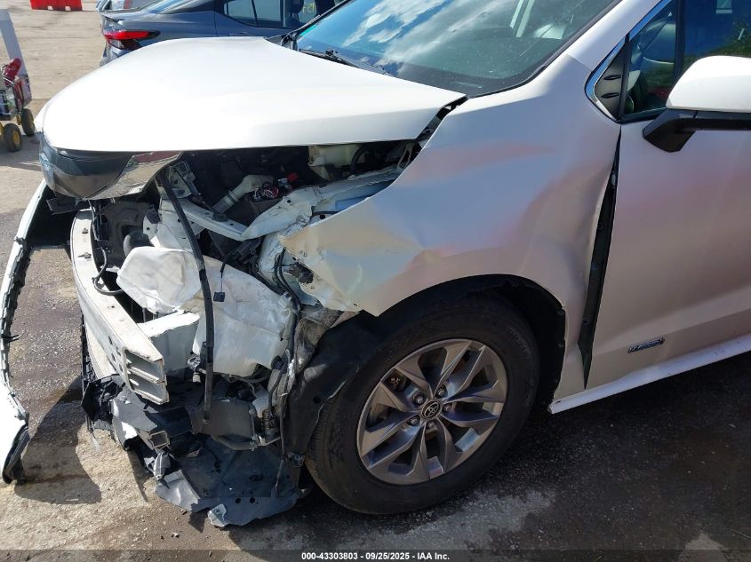 2021 Toyota Sienna Le VIN: 5TDKRKEC0MS045181 Lot: 43303803