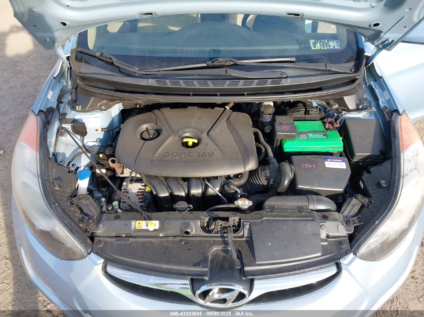 2013 Hyundai Elantra Gls VIN: KMHDH4AE6DU579176 Lot: 43303805