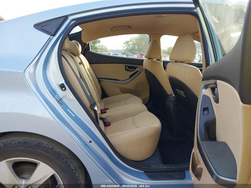 2013 Hyundai Elantra Gls VIN: KMHDH4AE6DU579176 Lot: 43303805