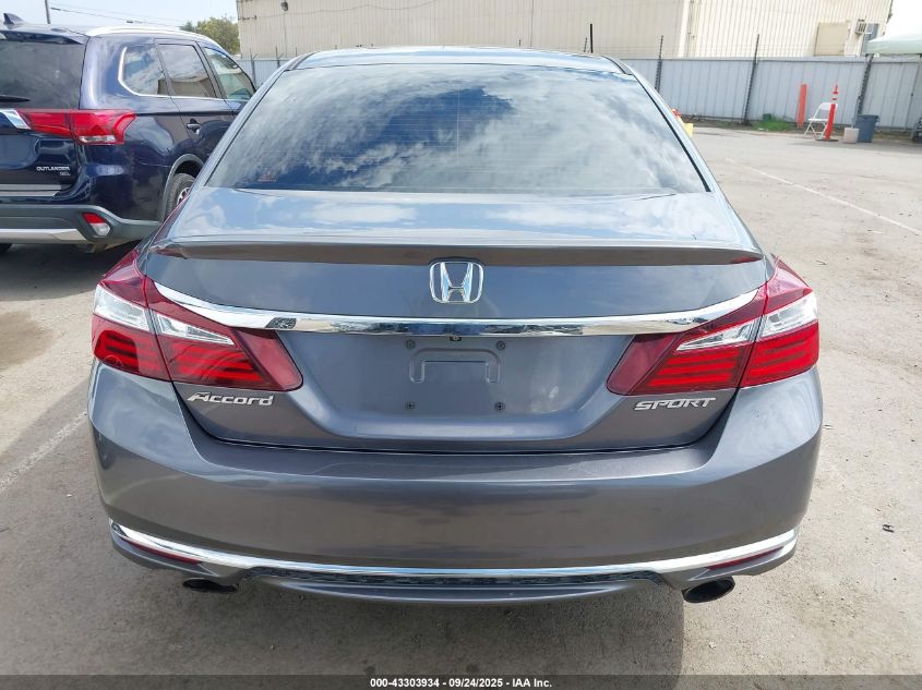2017 Honda Accord Sport VIN: 1HGCR2F56HA182392 Lot: 43303934