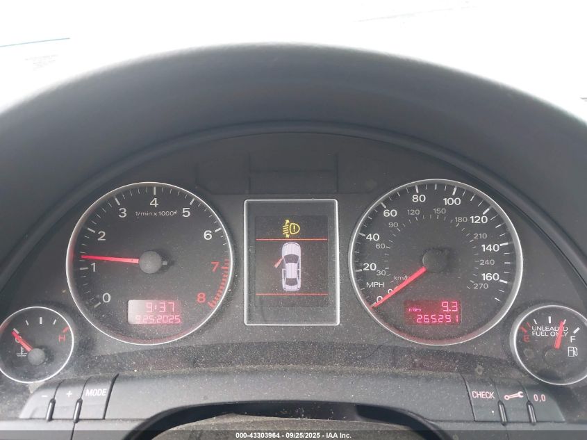 2008 Audi A4 2.0T VIN: WAUDF78E68A122020 Lot: 43303964