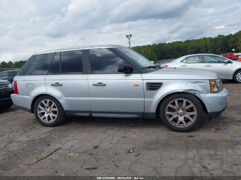 2008 Land Rover Range Rover Sport Hse VIN: SALSK25468A125867 Lot: 43303968