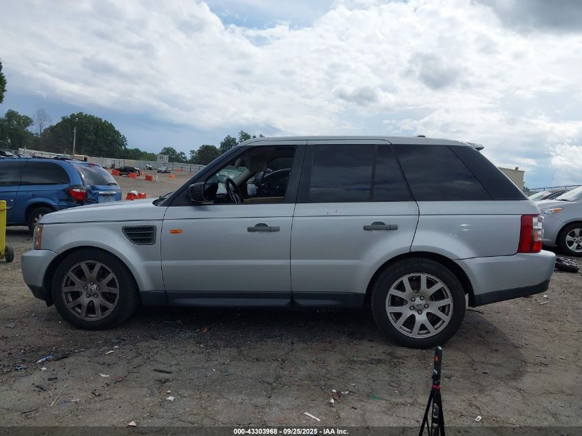2008 Land Rover Range Rover Sport Hse VIN: SALSK25468A125867 Lot: 43303968