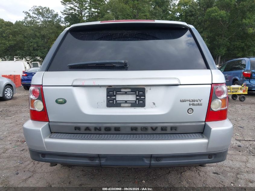2008 Land Rover Range Rover Sport Hse VIN: SALSK25468A125867 Lot: 43303968