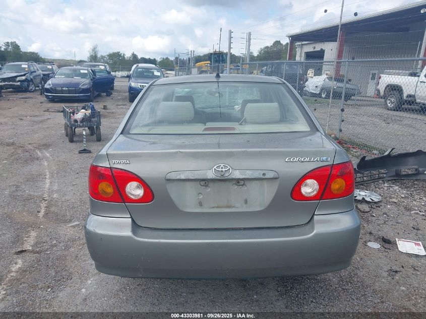 2004 Toyota Corolla Le VIN: JTDBR32E542027200 Lot: 43303981
