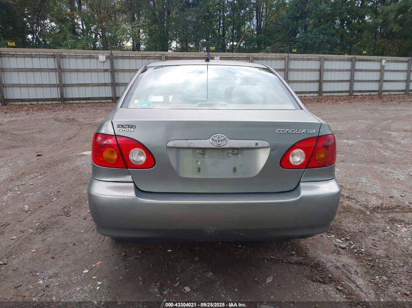 2004 Toyota Corolla Le VIN: 1NXBR38E44Z323395 Lot: 43304021