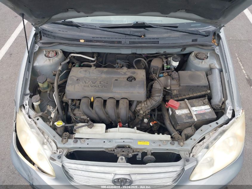 2004 Toyota Corolla Le VIN: 1NXBR32E04Z326254 Lot: 43304039