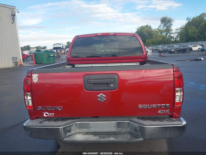 2012 Suzuki Equator Rmz-4 VIN: 5Z61D0EV9CC458573 Lot: 43304057