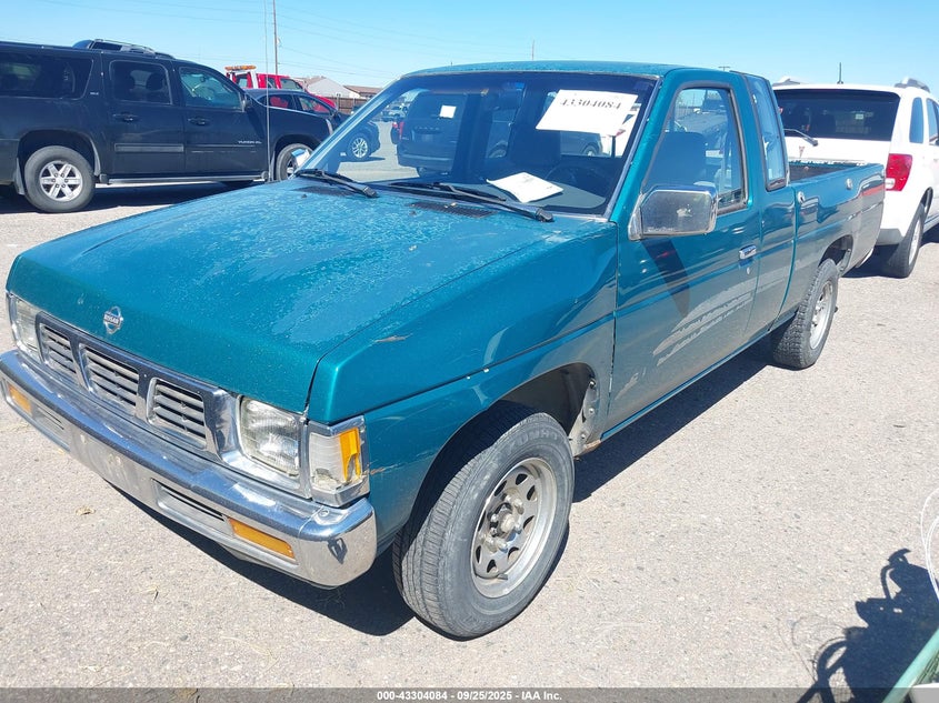 1995 Nissan Truck King Cab Xe green pickup gasoline 1N6SD16S1SC378712 photo #3