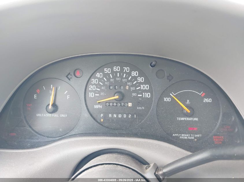 1996 Chevrolet Lumina VIN: 2G1WL52M5T1119727 Lot: 43304089