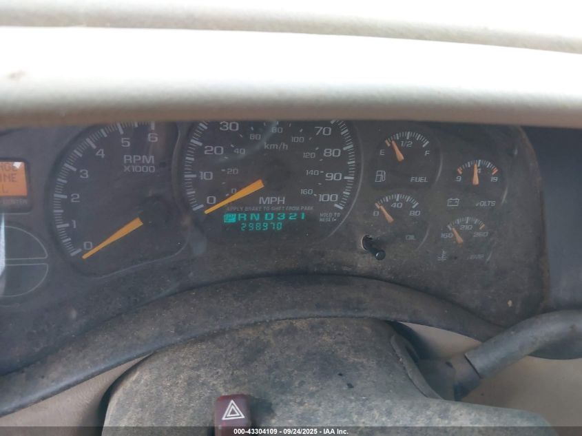 2001 GMC Yukon Sle VIN: 1GKEK13V01J230327 Lot: 43304109