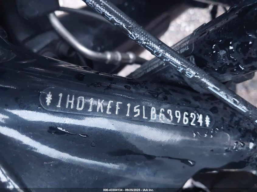 2020 Harley-Davidson Flhtk VIN: 1HD1KEF15LB639624 Lot: 43304134