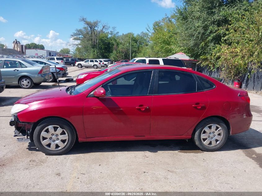 2007 Hyundai Elantra Gls/Limited/Se VIN: KMHDU46D97U049459 Lot: 43304136