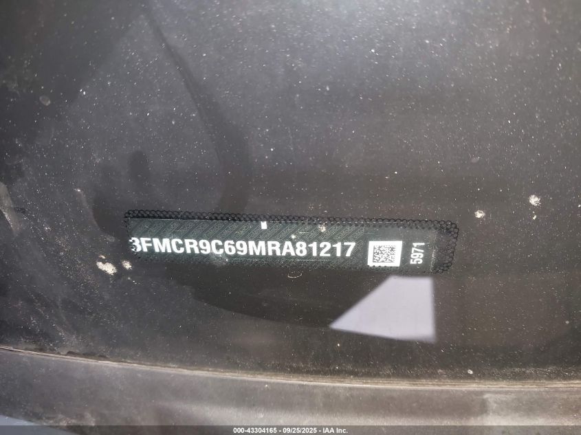 2021 Ford Bronco Sport Outer Banks VIN: 3FMCR9C69MRA81217 Lot: 43304165