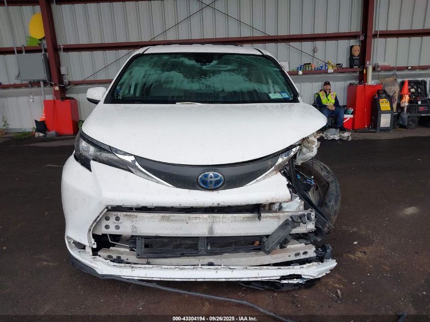 2022 Toyota Sienna Le VIN: 5TDKRKEC4NS078797 Lot: 43304194