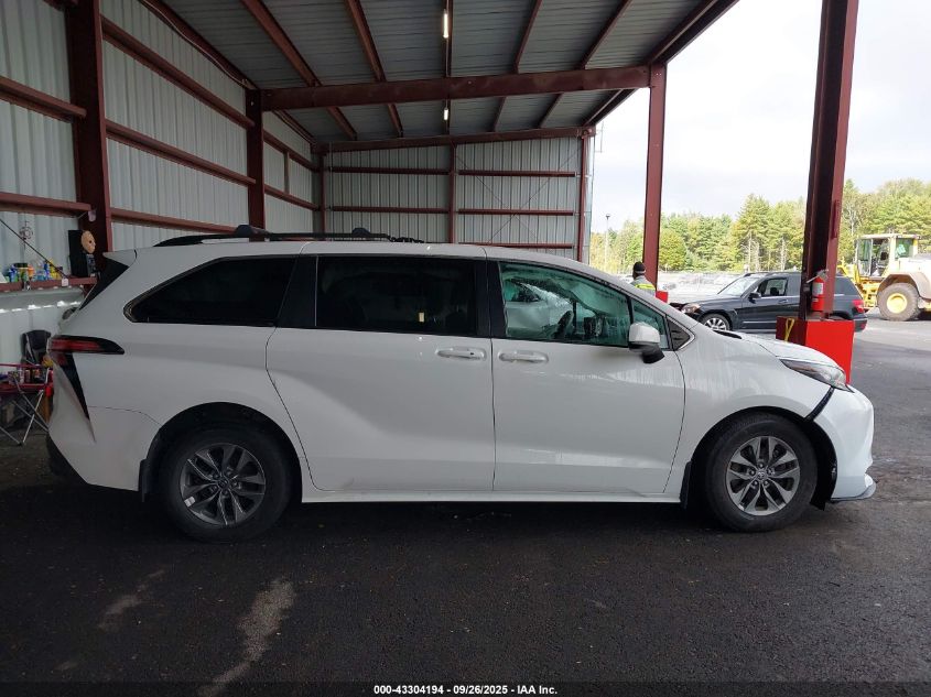 2022 Toyota Sienna Le VIN: 5TDKRKEC4NS078797 Lot: 43304194