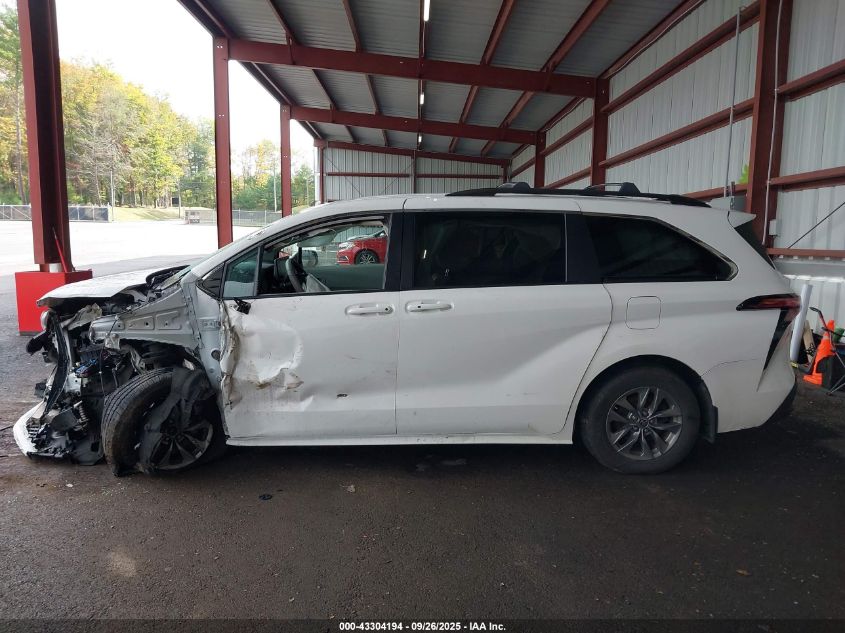 2022 Toyota Sienna Le VIN: 5TDKRKEC4NS078797 Lot: 43304194