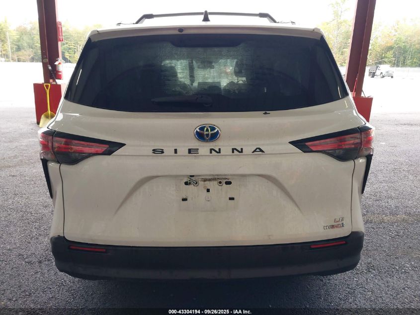2022 Toyota Sienna Le VIN: 5TDKRKEC4NS078797 Lot: 43304194