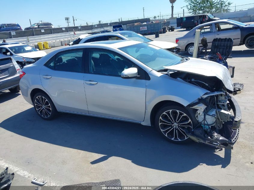 2015 Toyota Corolla S Premium VIN: 5YFBURHE2FP238531 Lot: 43304221