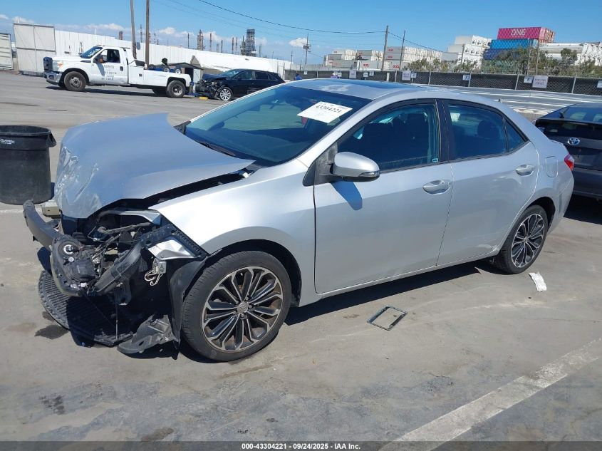 2015 Toyota Corolla S Premium VIN: 5YFBURHE2FP238531 Lot: 43304221