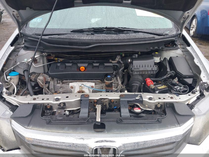 2012 Honda Civic Lx VIN: 2HGFB2F5XCH563268 Lot: 43304364