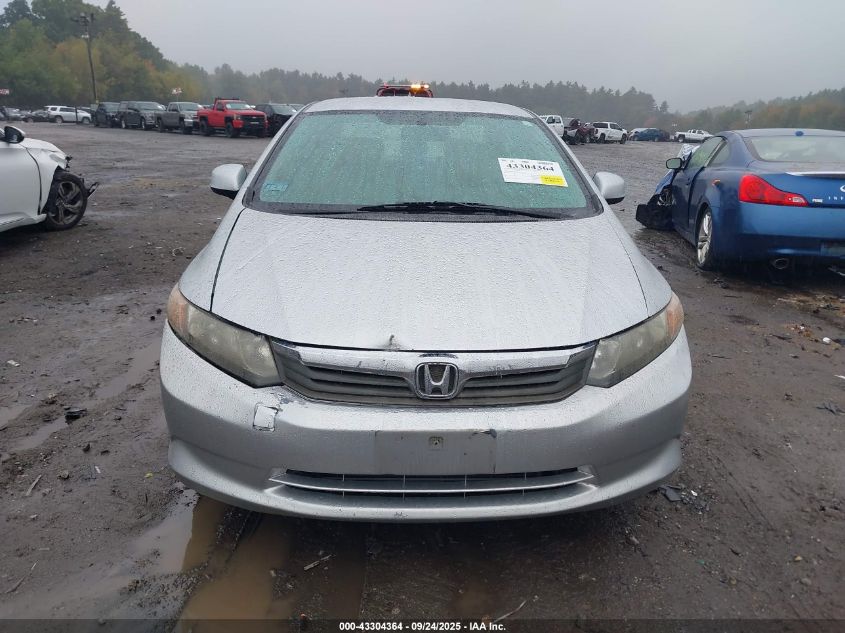 2012 Honda Civic Lx VIN: 2HGFB2F5XCH563268 Lot: 43304364
