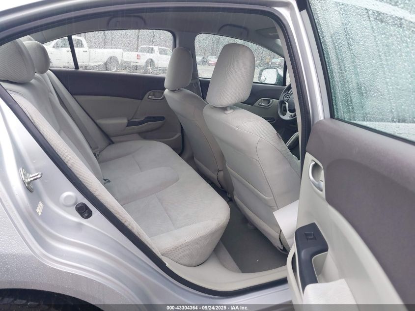 2012 Honda Civic Lx VIN: 2HGFB2F5XCH563268 Lot: 43304364