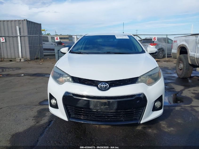2016 Toyota Corolla S Plus VIN: 5YFBURHEXGP377873 Lot: 43304373