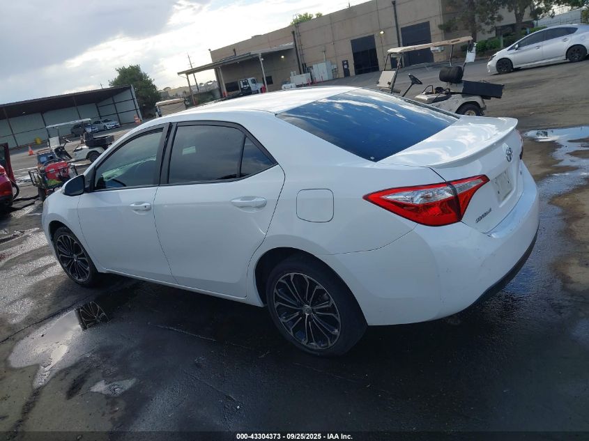 2016 Toyota Corolla S Plus VIN: 5YFBURHEXGP377873 Lot: 43304373