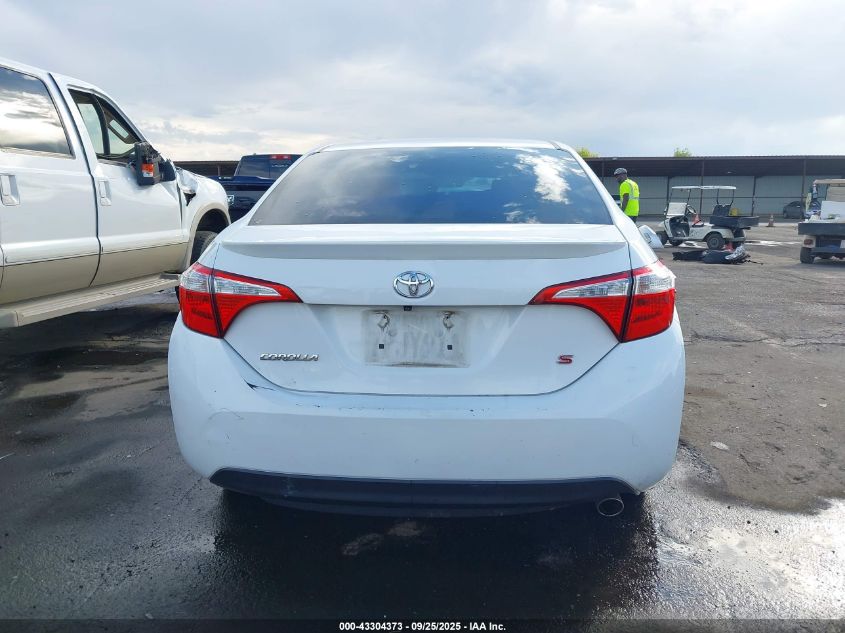 2016 Toyota Corolla S Plus VIN: 5YFBURHEXGP377873 Lot: 43304373