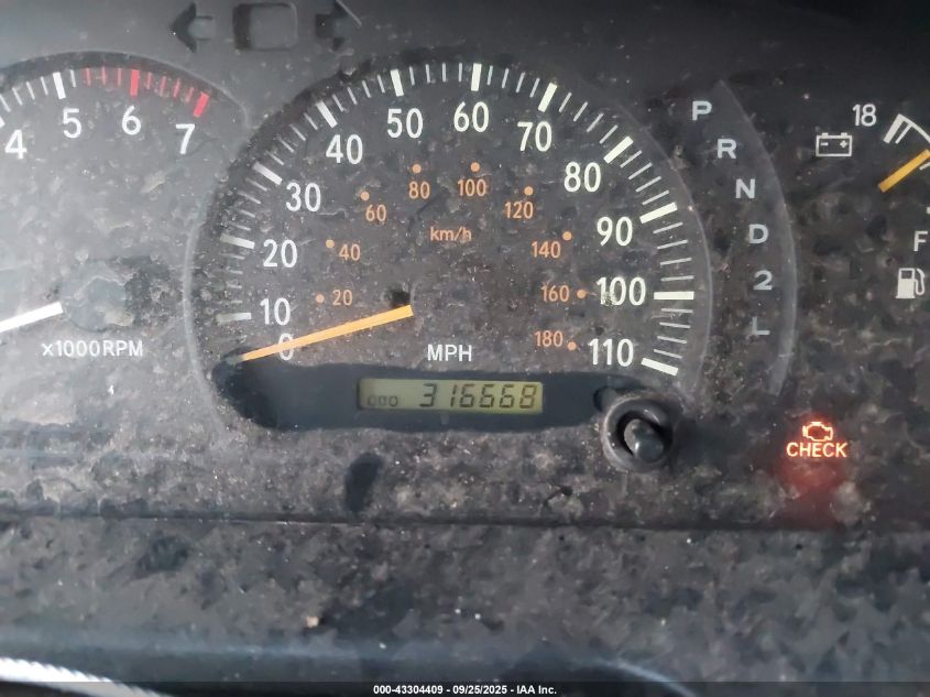 2001 Toyota Tundra Sr5 VIN: 5TBRN34141S207396 Lot: 43304409