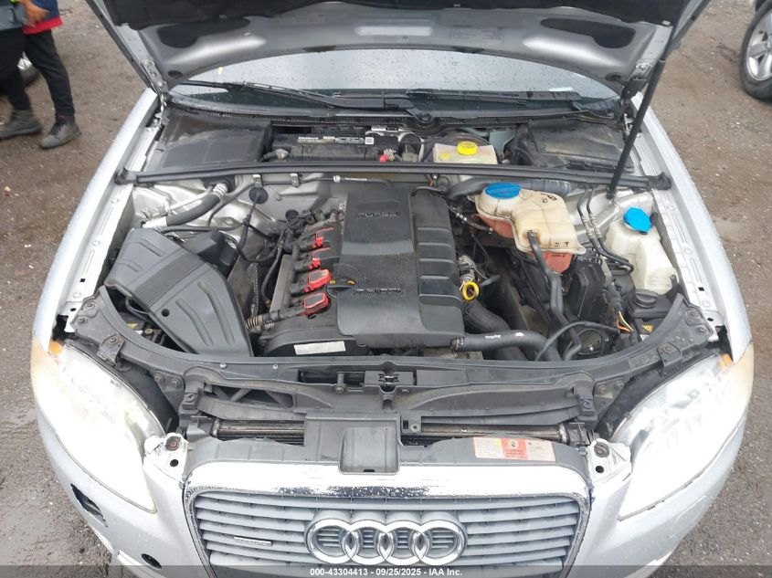 2007 Audi A4 2.0T VIN: WAUDF78E87A063518 Lot: 43304413