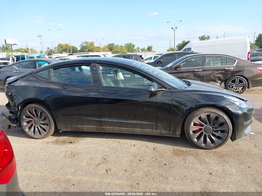 2023 Tesla Model 3 Performance Dual Motor All-Wheel Drive VIN: 5YJ3E1EC0PF633603 Lot: 43304430