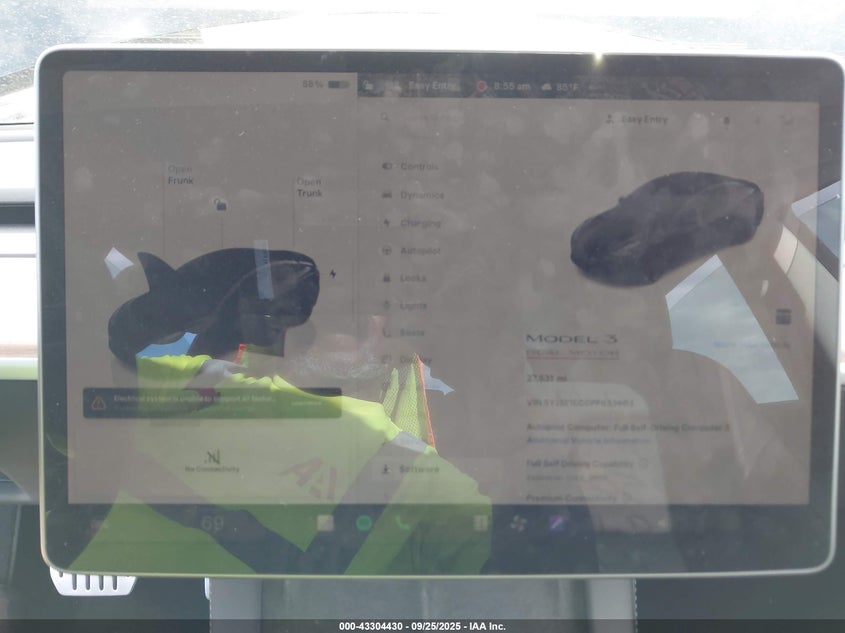 2023 Tesla Model 3 Performance Dual Motor All-Wheel Drive VIN: 5YJ3E1EC0PF633603 Lot: 43304430