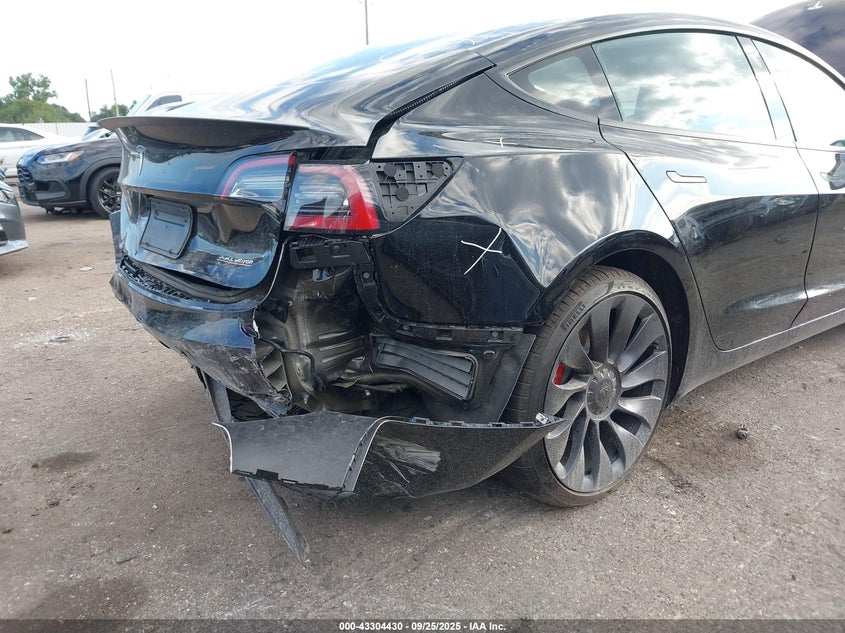 2023 Tesla Model 3 Performance Dual Motor All-Wheel Drive VIN: 5YJ3E1EC0PF633603 Lot: 43304430