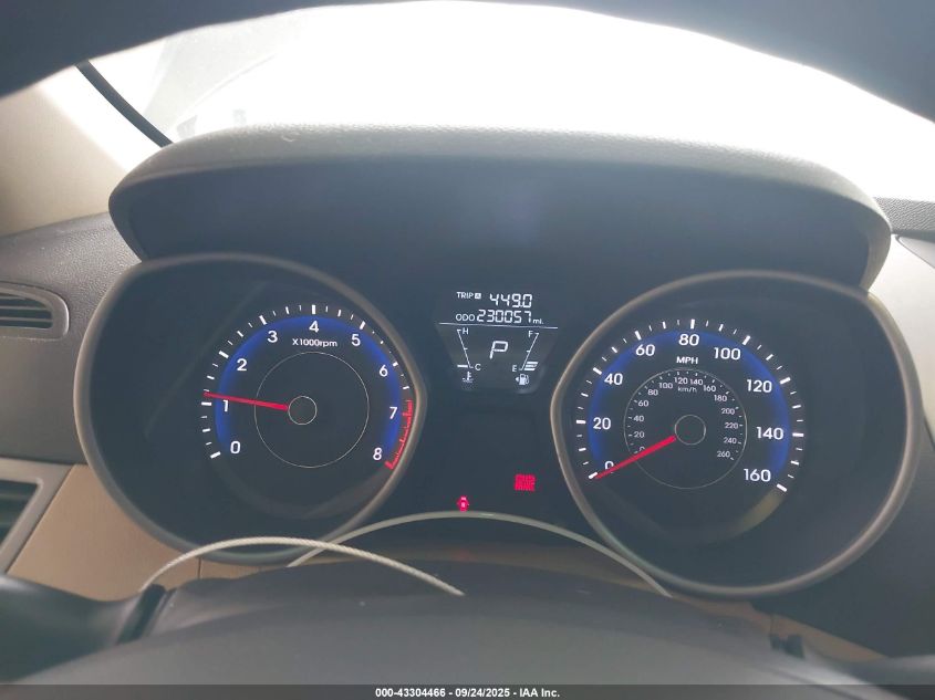 2011 Hyundai Elantra Gls (Ulsan Plant) VIN: KMHDH4AE5BU122355 Lot: 43304466