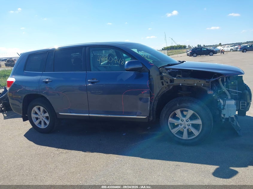 2013 TOYOTA HIGHLANDER BASE V6 5TDBK3EHXDS227685