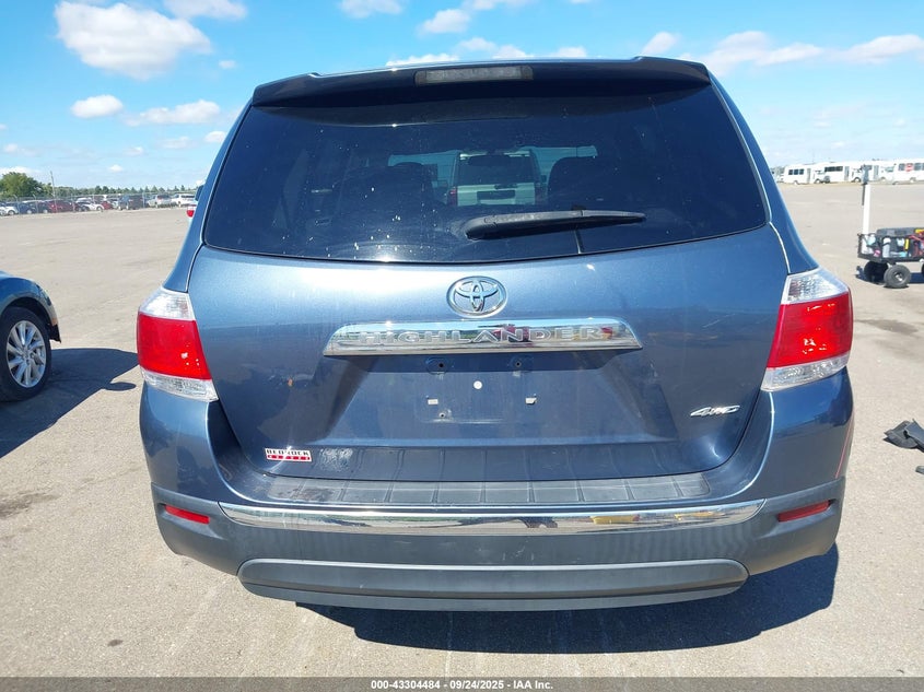 2013 TOYOTA HIGHLANDER BASE V6 5TDBK3EHXDS227685