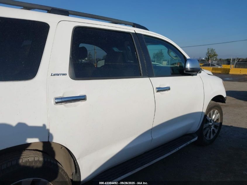 2008 Toyota Sequoia Limited 5.7L V8 VIN: 5TDBY68AX8S002896 Lot: 43304492