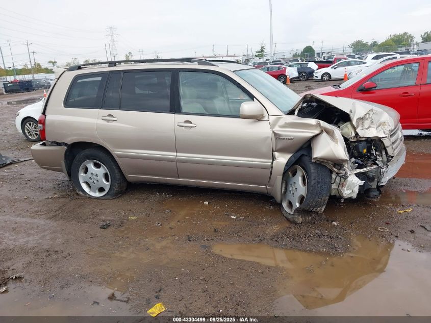 2004 Toyota Highlander Limited V6 VIN: JTEEP21A940004957 Lot: 43304499