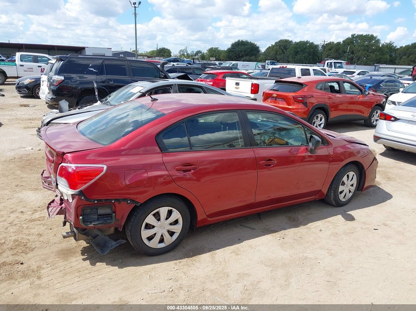 2015 SUBARU IMPREZA 2.0I JF1GJAA69FH015777