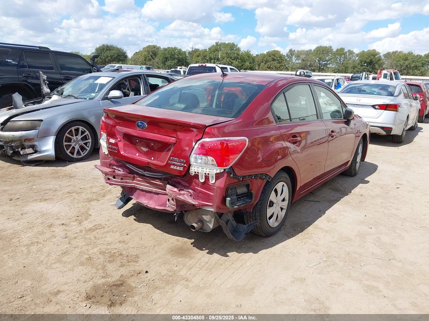 2015 SUBARU IMPREZA 2.0I JF1GJAA69FH015777