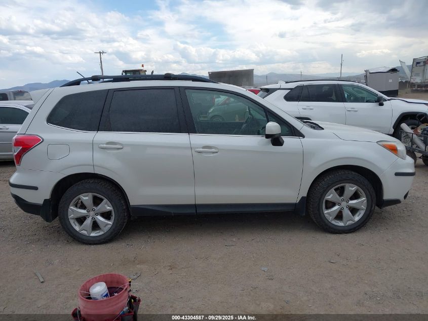 2015 Subaru Forester 2.5I Limited VIN: JF2SJAHC8FH489334 Lot: 43304587