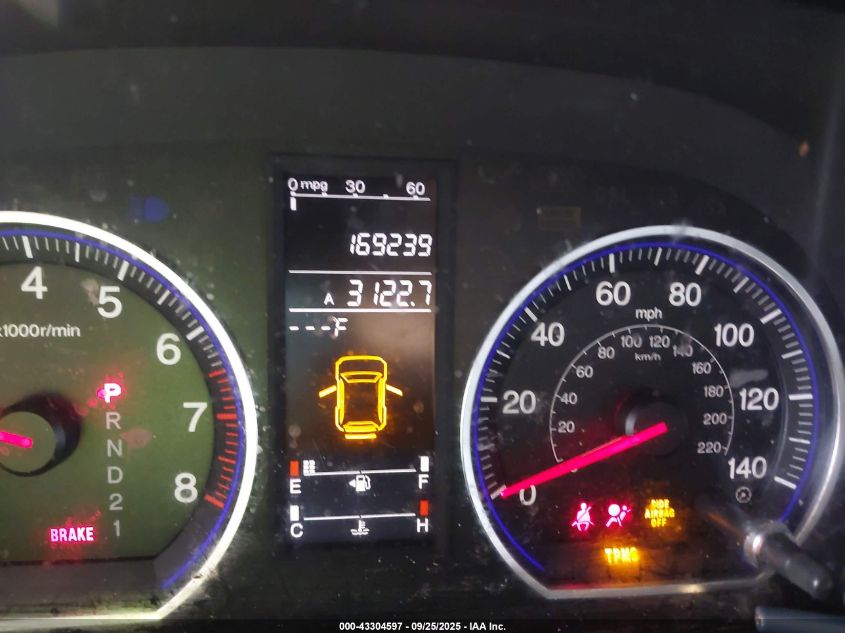 2009 Honda Cr-V Ex-L VIN: JHLRE38719C004763 Lot: 43304597